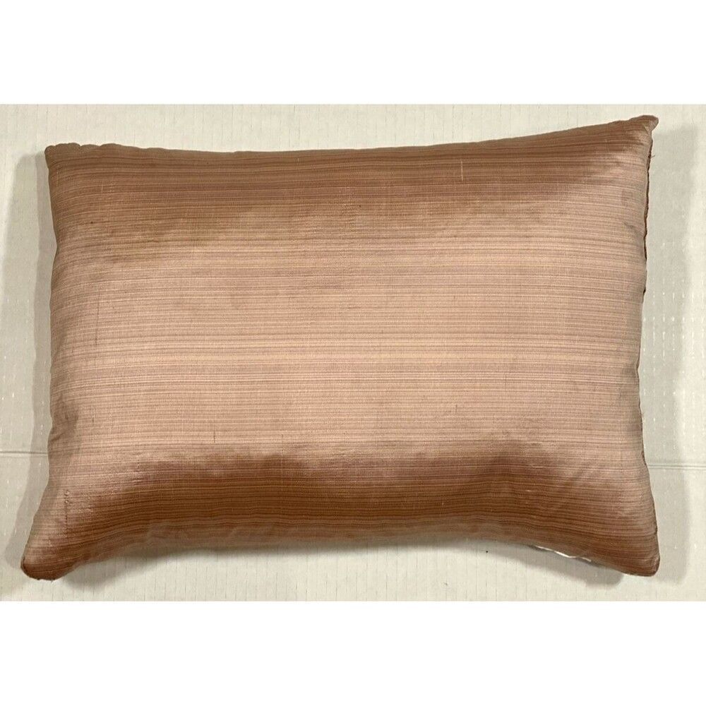 Pillow - Accent . designer light pink 16" x 11" Vintage Rare